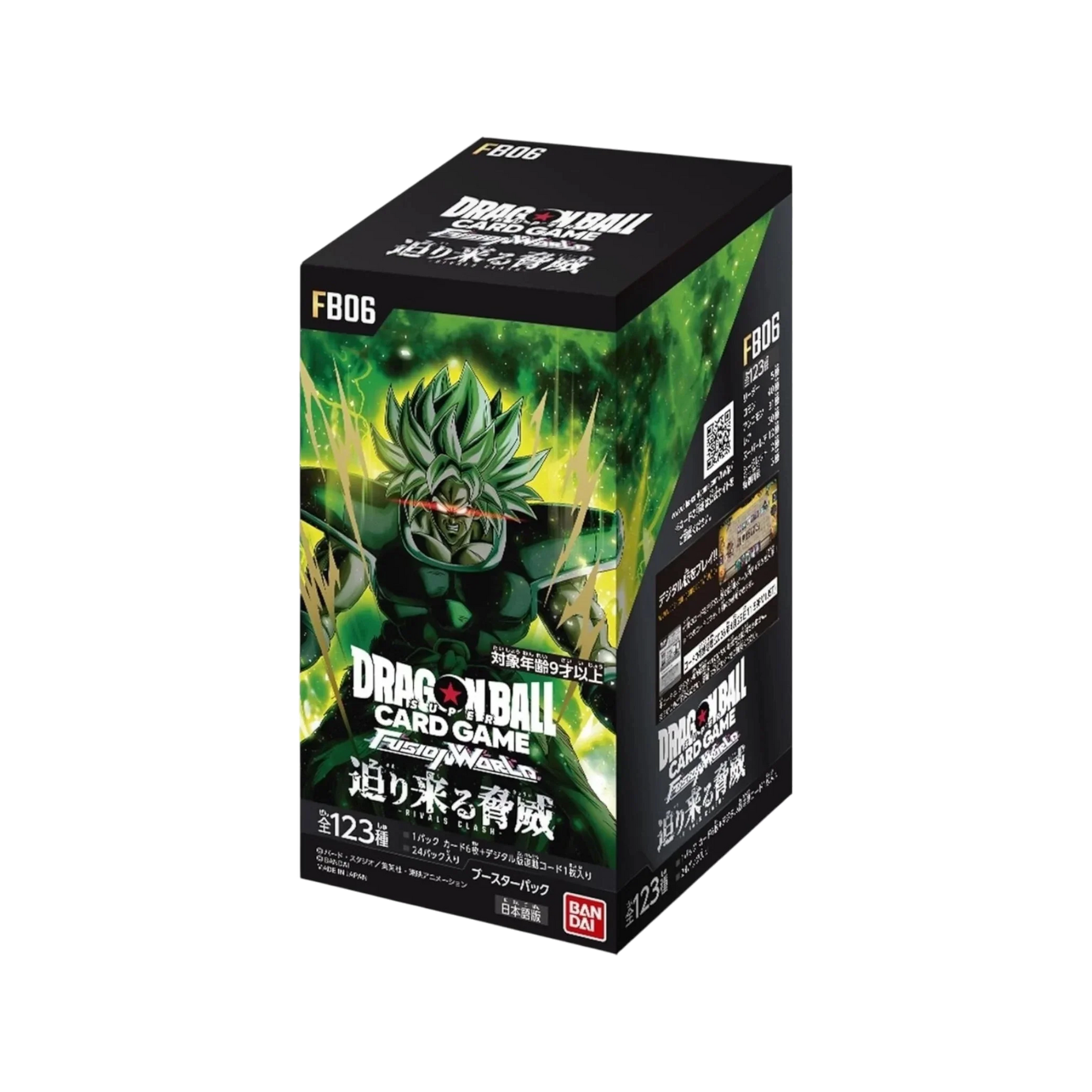 Dragon Ball Super Fusion World Rivals Clash FB06 Booster Box – Japanese