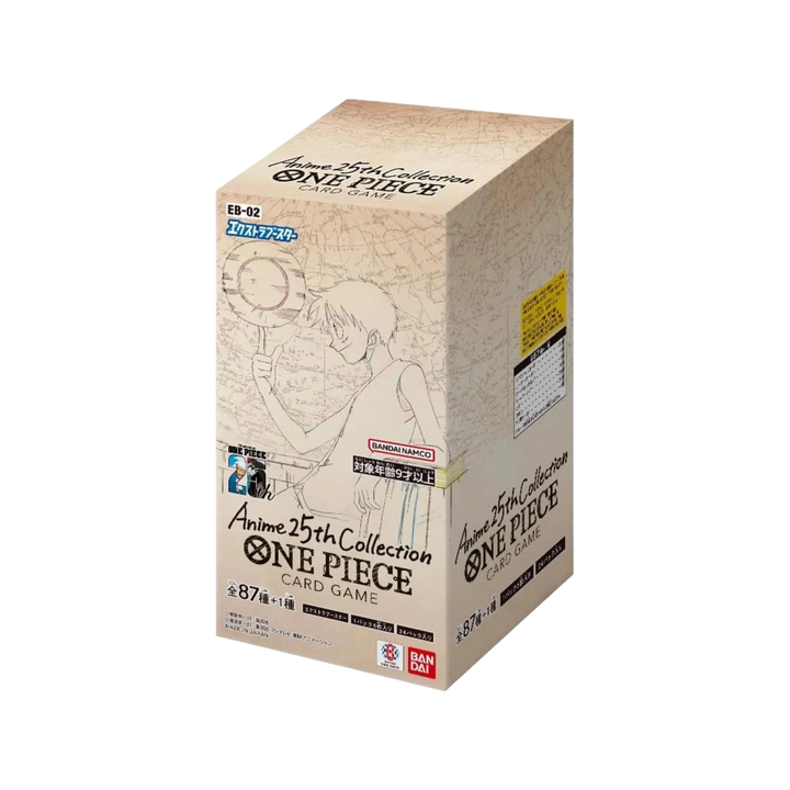 One Piece Card Game Japanese Extra Booster Anime 25th Collection Booster Box EB-02