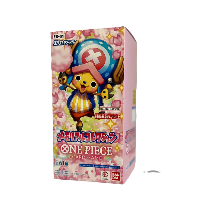 One Piece Card Game Japanese Extra Booster Memorial Collection EB-01 Booster Box