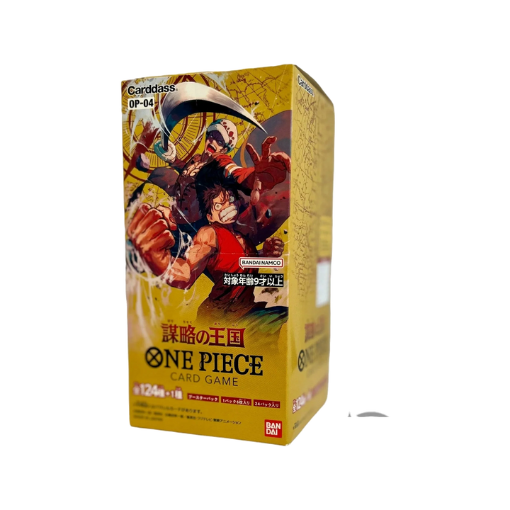 One Piece Card Game Japanese Kingdoms of Intrigue OP-04 Booster Box