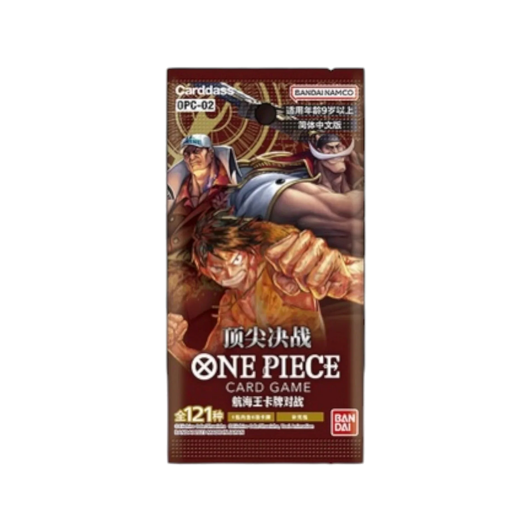 One Piece Card Game Simplified Chinese Paramount War Booster Box OPC-02