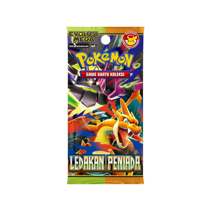 Pokémon TCG Mega Nullifying Explosion MA4I Booster Box – Indonesian