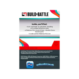Pokémon TCG Scarlet & Violet Obsidian Flames Build & Battle Box English
