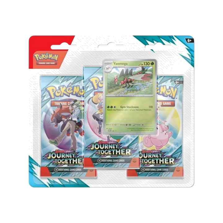 Pokémon TCG Scarlet & Violet—Journey Together 3-Pack Blister - Assorted Promo