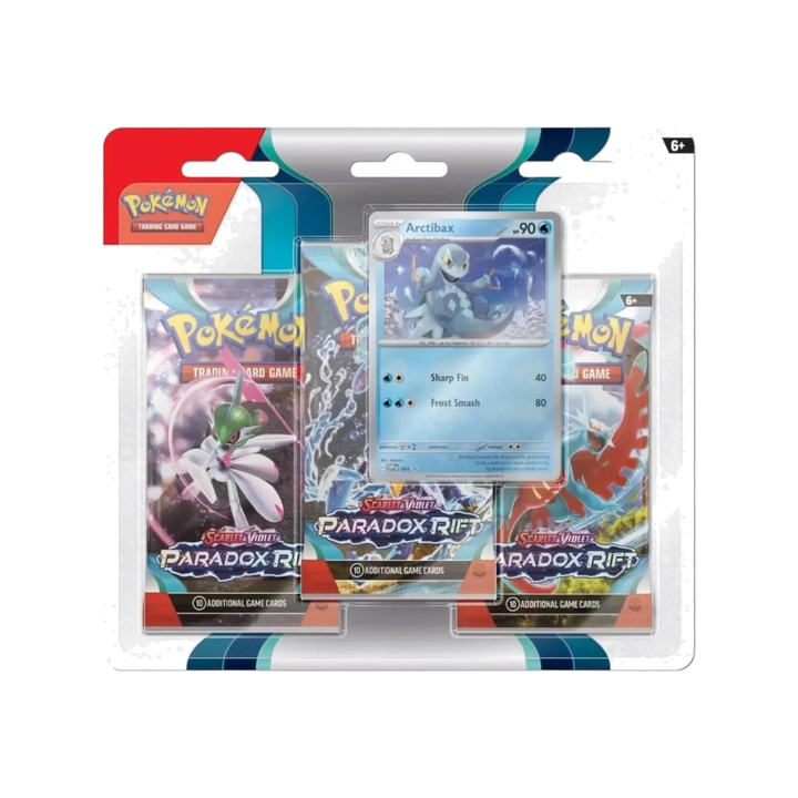 Pokémon TCG Scarlet & Violet—Paradox Rift Arctibax 3-Pack Blister