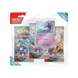 Pokémon TCG Scarlet & Violet—Stellar Crown 3-Pack Blister - Assorted Promo