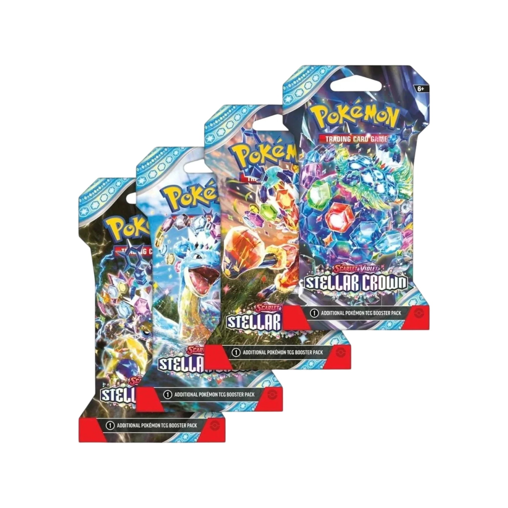 Pokémon TCG Scarlet & Violet—Stellar Crown Sleeved Booster Pack Case (144 Packs)