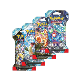 Pokémon TCG Scarlet & Violet—Stellar Crown Sleeved Booster Pack Case (144 Packs)