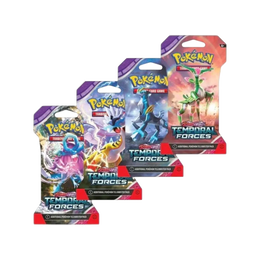 Pokémon TCG Scarlet & Violet—Temporal Forces Sleeved Booster Pack Case (144 Packs)