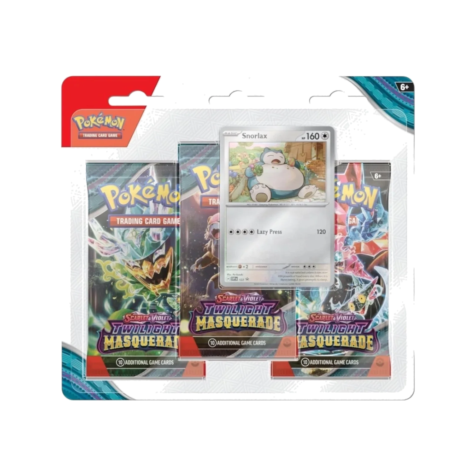 Pokémon TCG Scarlet & Violet—Twilight Masquerade 3-Pack Blister