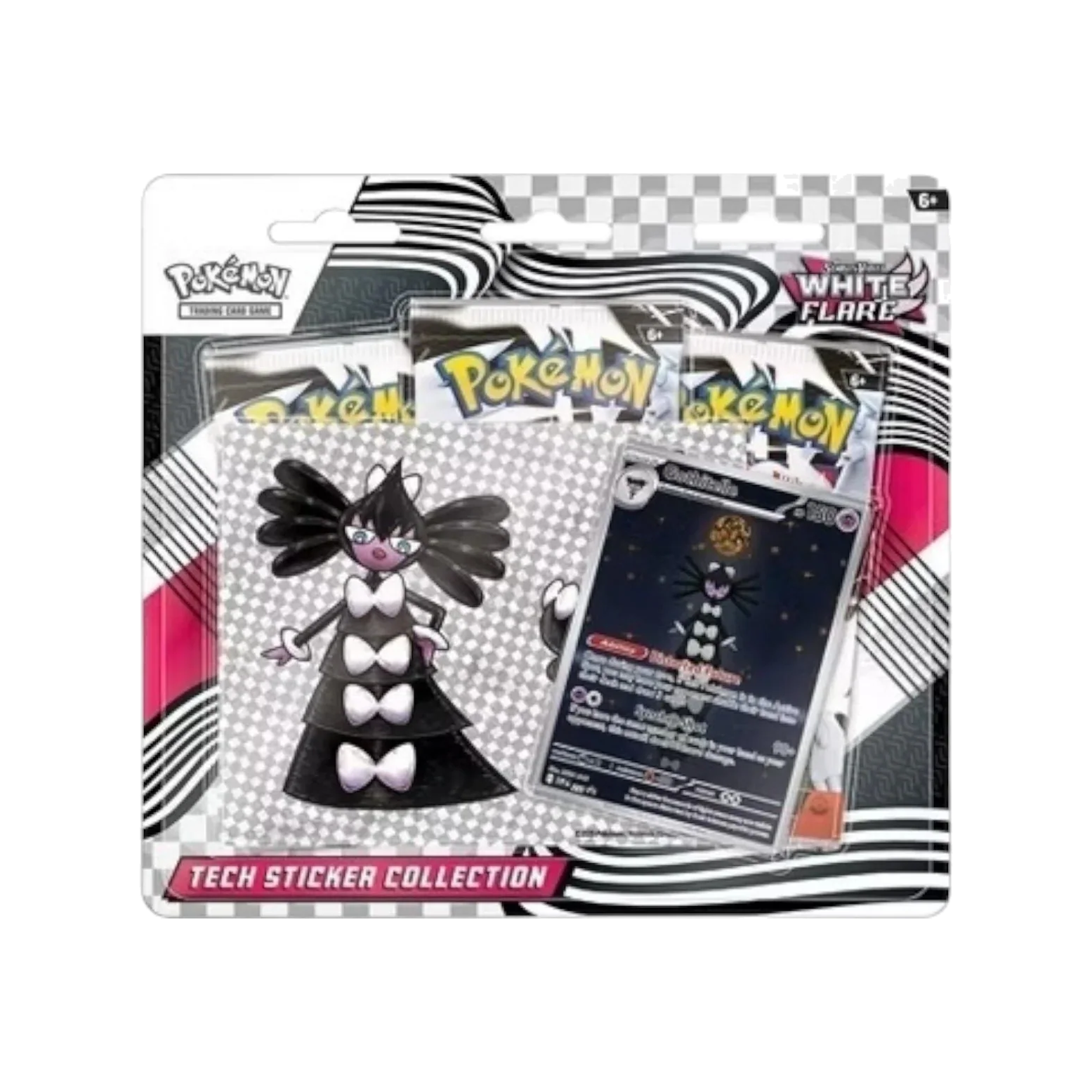Pokémon TCG White Flare Tech Sticker Collection – 3 Packs
