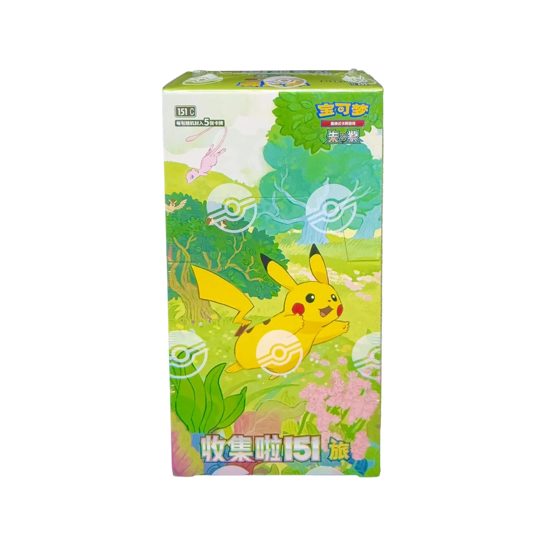 Pokémon TCG: Collect 151 Journey Standard Booster Box 151C - Simplified Chinese