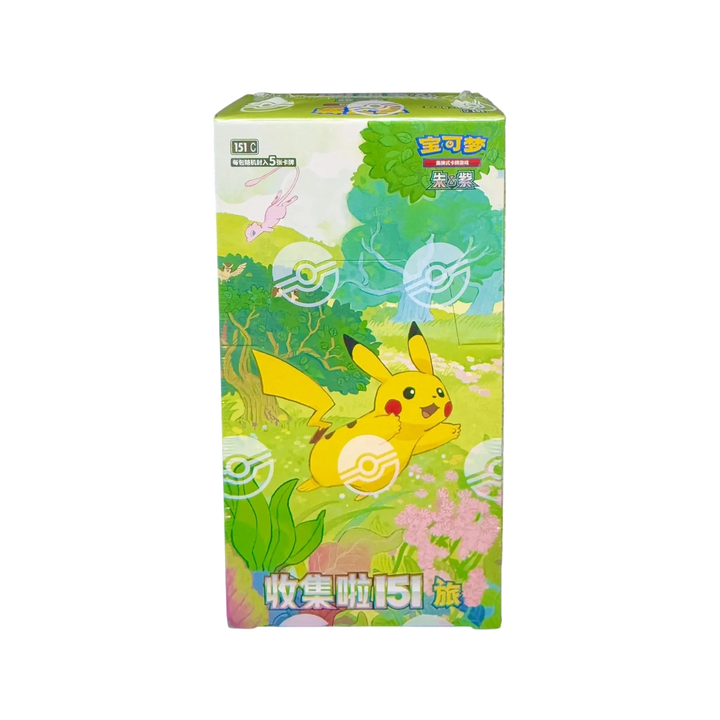 Pokémon TCG: Collect 151 Journey Standard Booster Box 151C - Simplified Chinese