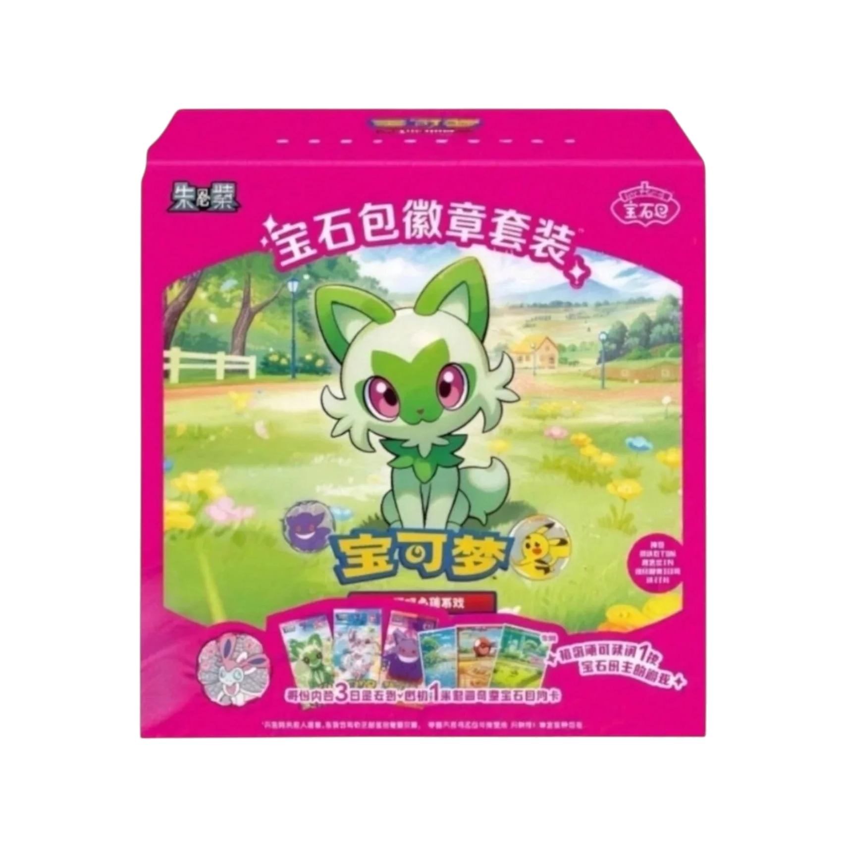 Pokémon TCG: Gemstone Badge Set Display – Simplified Chinese