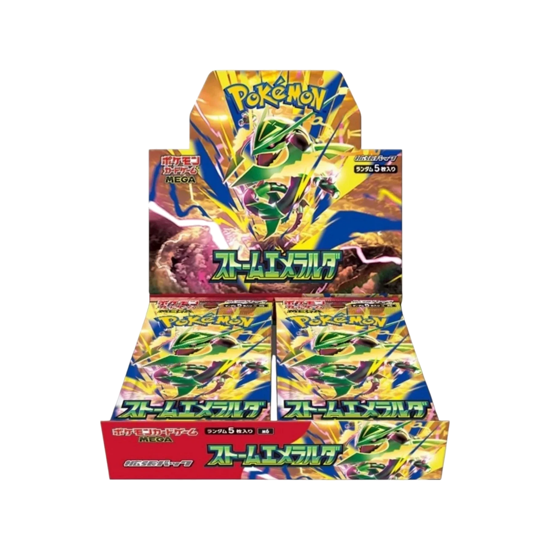 Pokémon TCG: MEGA Storm Emeralda Booster Box M6 - Japanese