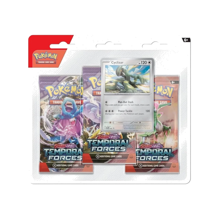 Pokémon TCG: Scarlet & Violet—Temporal Forces 3-Pack Blister – Cyclizar
