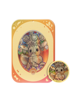 Pokémon TCG: Terastal Gathering Eevee Metal Storage Tin - Simplified Chinese