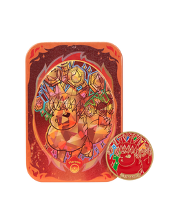 Pokémon TCG: Terastal Gathering Flareon Metal Storage Tin - Simplified Chinese