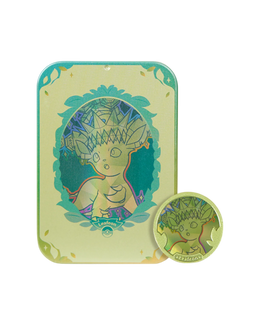 Pokémon TCG: Terastal Gathering Leafeon Metal Storage Tin - Simplified Chinese