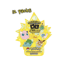 Pokémon: Striking Popping Candy 12-Pack Bundle with 24K Gold Sticker - Korean [Discontinued]