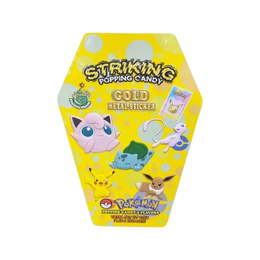 Pokémon: Striking Popping Candy Tin Case with 24K Gold Sticker – Korean