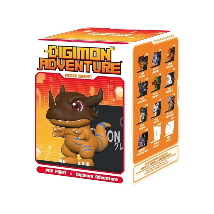 POP MART Digimon Adventure Fridge Magnet Series Figures Blind Box