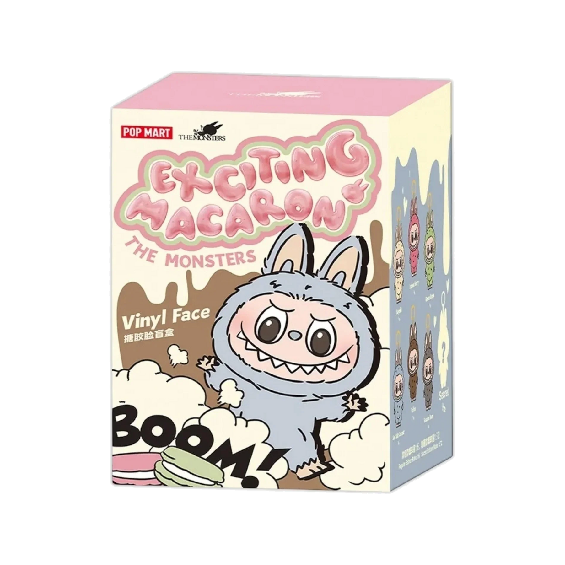 POP MART THE MONSTERS Labubu Exciting Macaron Vinyl Face Blind Box