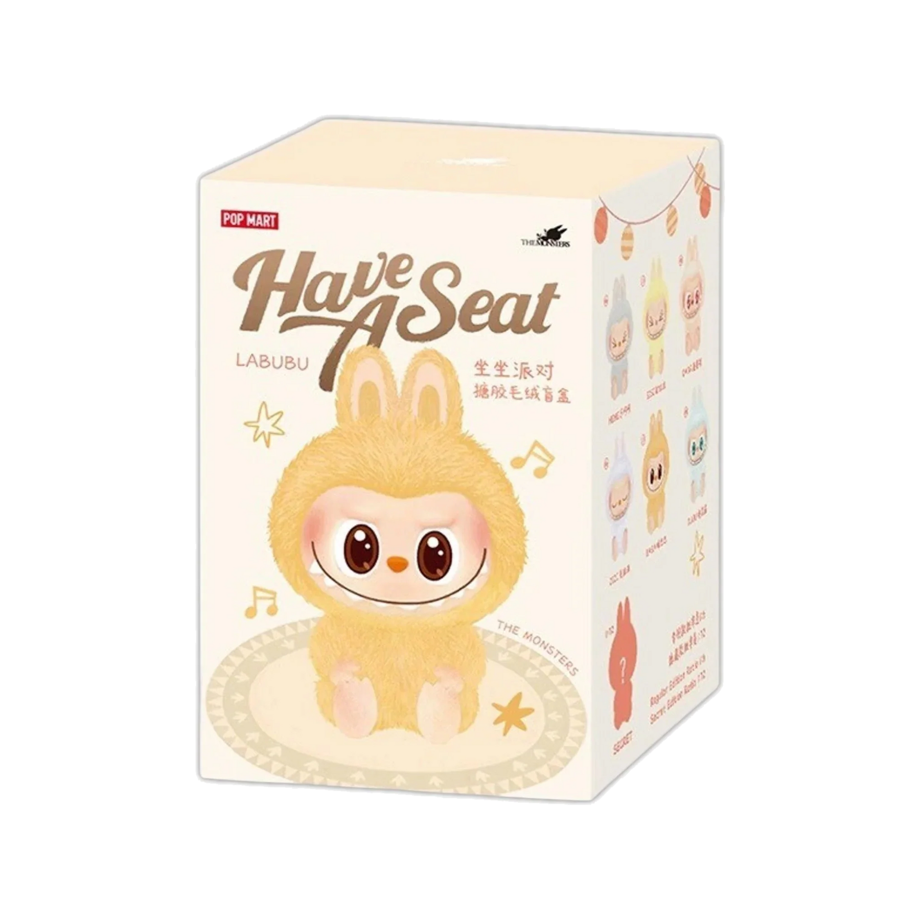 POP MART THE MONSTERS Labubu Have a Seat Vinyl Plush Blind Box