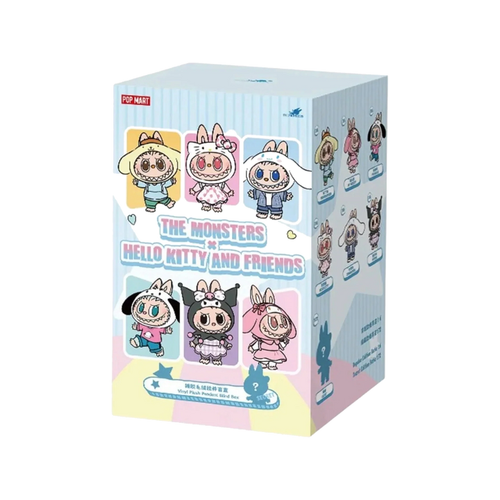 POP MART THE MONSTERS x Hello Kitty and Friends Series Vinyl Plush Pendant Blind Box