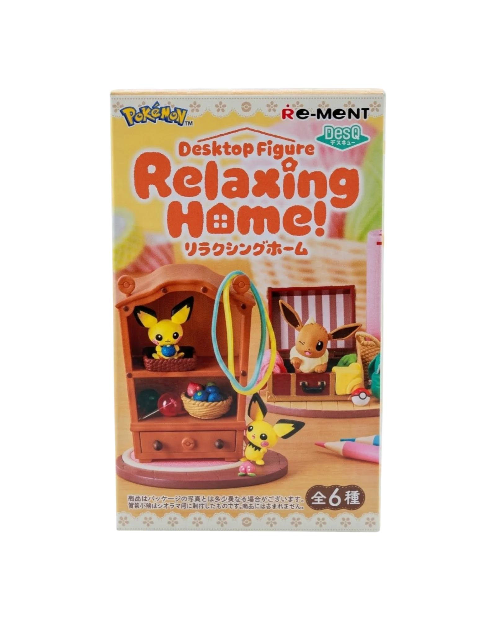 Re-Ment Pokémon DESQ Relaxing Home Blind Box